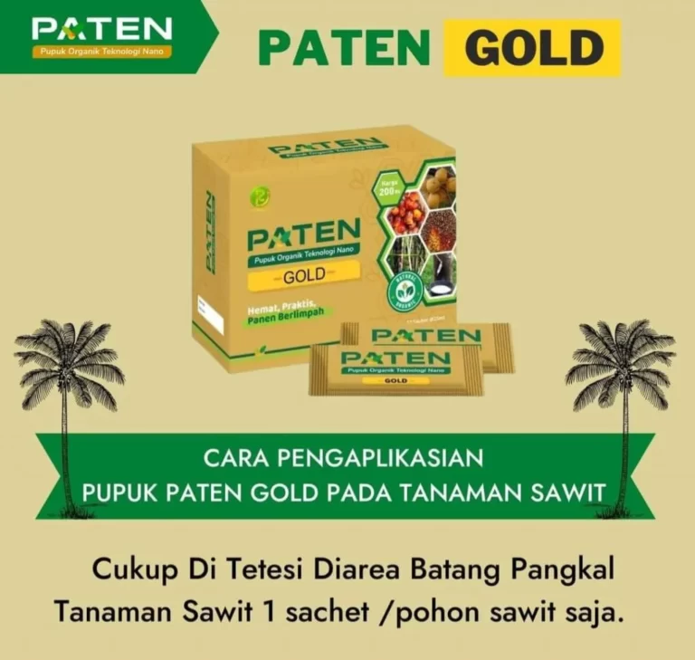 cara menggunakan pupuk paten gold